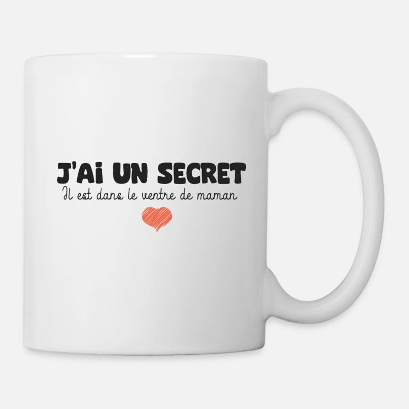 annonce naissance grossesse grandfere grandesoeur - Mug blanc - blanc