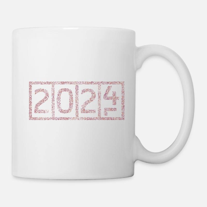 Virage numérique du Nouvel An - Mug blanc - blanc