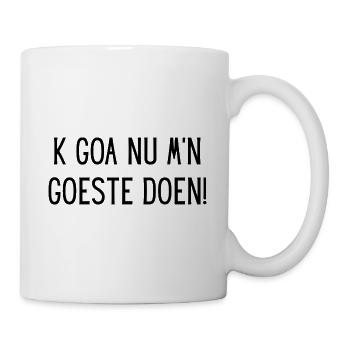 I am going to do my thing now! – Flemish Humor T-shirt - Mug - white - Right