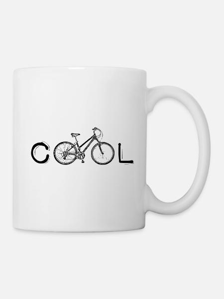 cool Tourenrad Fahrrad Radfahrer coolste Geschenk - Tasse - Weiß