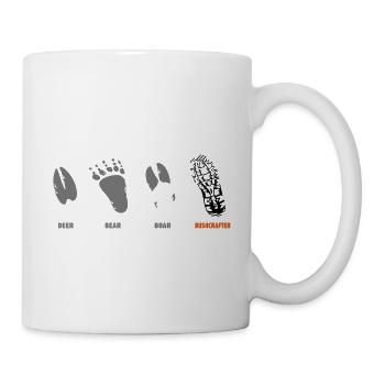 Bushcraft Survival Footprints Forest Wild Survival - Mug - white - Right