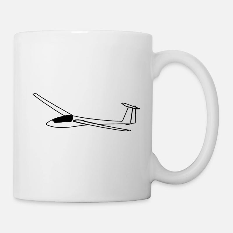 Glider gift glider glide tshirt - Mug - white