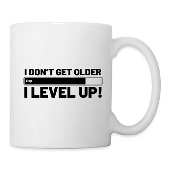Je ne vieillis pas je monte de niveau! - l'anniversaire du joueur - Mug blanc - blanc - Droite