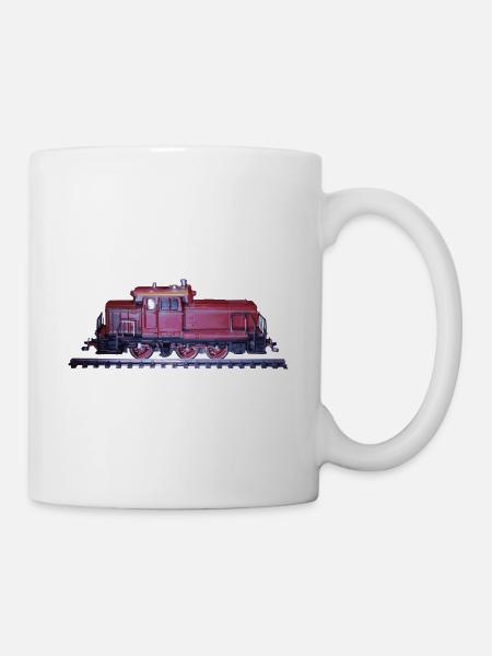 Locomotive de manœuvre diesel - Mug blanc - blanc