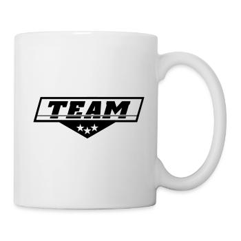 Logo de l'emblème de l'équipage de l'équipage - Mug blanc - blanc - Droite