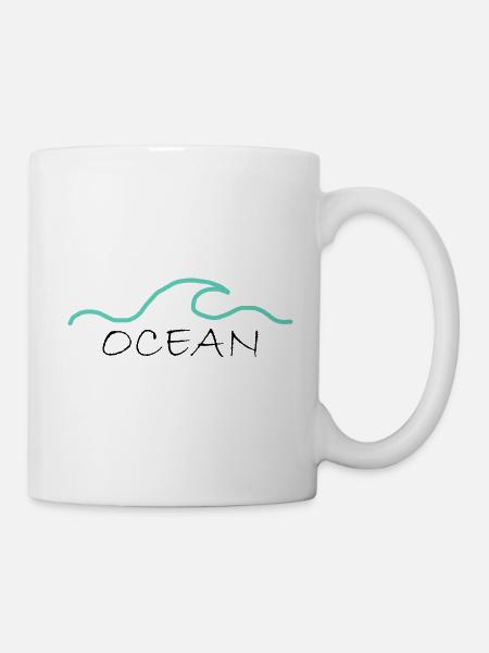 Océan - Mug blanc - blanc