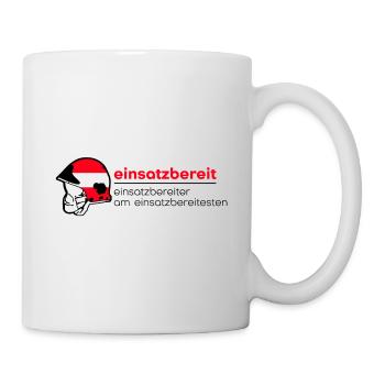 einsatzbereit - Feuerwehr Österreich - Tasse - Weiß - Rechts