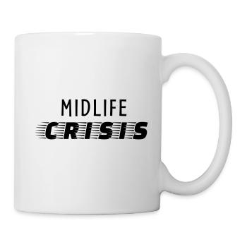 Crise de la quarantaine - Mug blanc - blanc - Droite