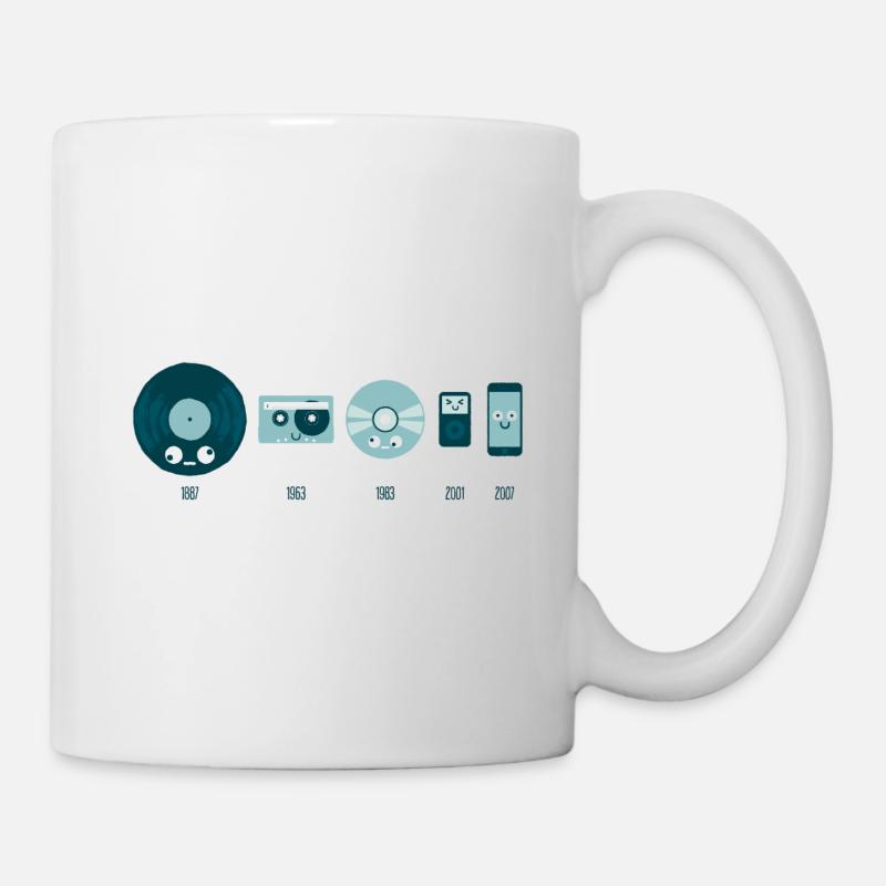music history - Mug blanc - blanc