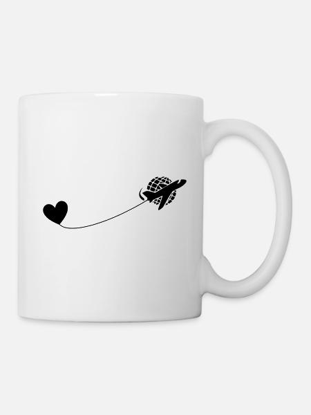 Reisen - Tasse - Weiß