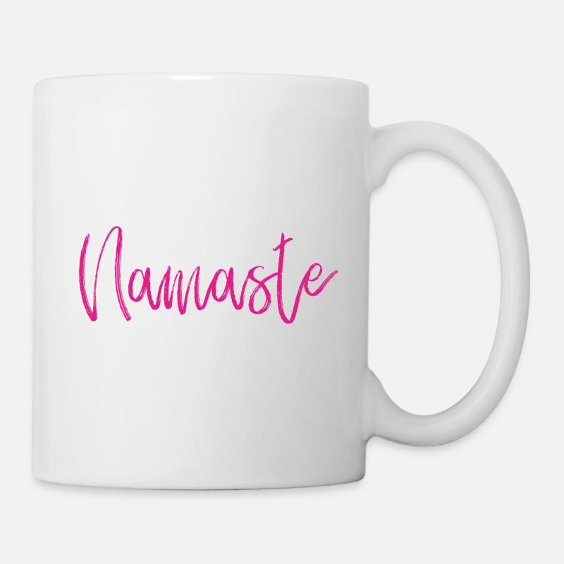 Namaste - Tasse - Weiß