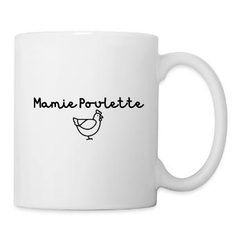 Mamie Poulette - Mug blanc - blanc - Droite