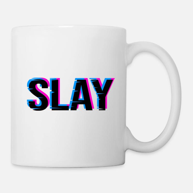 SLAY - Tasse - Weiß