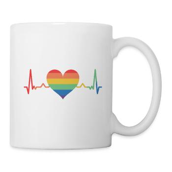 Drôle gay Pride Lesbian Pride Ok To Be Gay - Mug blanc - blanc - Droite