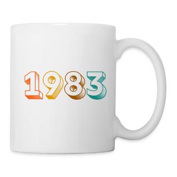 JAHRGANG 1983 - Tasse - Weiß - Rechts