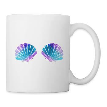 Mermaid Lover Mermaid Fan Seashell Bra Mermaid - Tasse - Weiß - Rechts