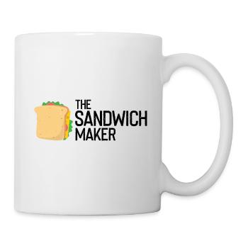 Sandwich Macher Grillen Papa BBQ Sandwich - Tasse - Weiß - Rechts
