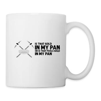 Gold Digger Gold Panning Gold Mining Designs - Mug - white - Right