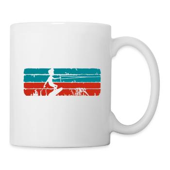 T-Shirt I Kitesurf und du - Tasse - Weiß - Rechts