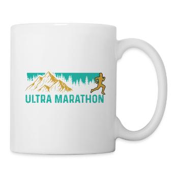 Ultra Marathon Sportler Gift - Tasse - Weiß - Rechts
