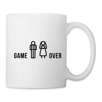 Stag and hen party - Game Over - Mug - white - Right