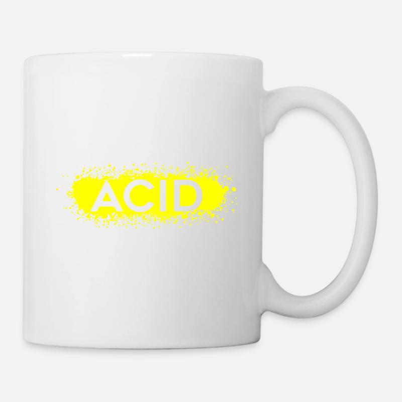 Acid Splat Techno Trance House Jazz 303 - Tasse - Weiß