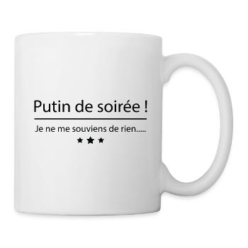 Sacré soirée - Mug blanc - blanc - Droite