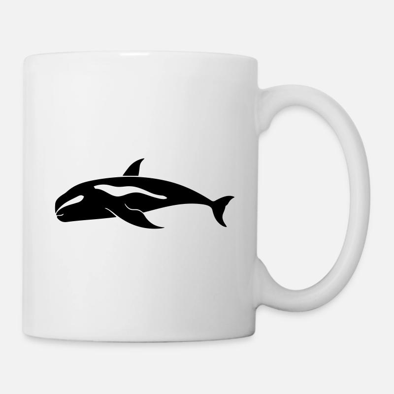 Wal - Tasse - Weiß