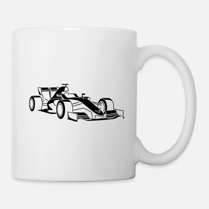 Race car - Mug - white