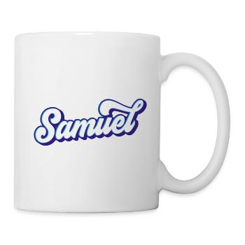 Samuel | Farben änderbar - Tasse - Weiß - Rechts