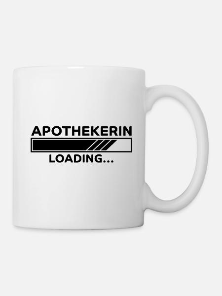 Apothekerin Spruch Apotheke Apothekerin Geschenk - Tasse - Weiß