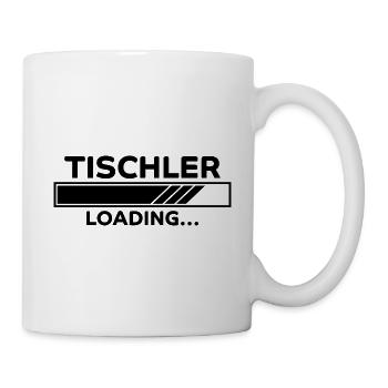 Tischler Spruch Beruf Lustiges Tischler Geschenk - Tasse - Weiß - Rechts