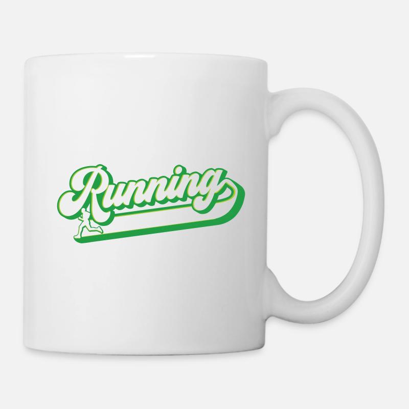 Coureur de course à pied | Couleurs changeantes - Mug blanc - blanc