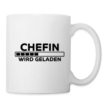 Chefin Spruch Familie Beruf Lustig Chefin Geschenk - Tasse - Weiß - Rechts