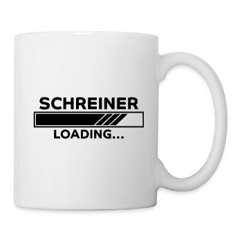 Schreiner Spruch Beruf Lustiges Schreiner Geschenk - Tasse - Weiß - Rechts