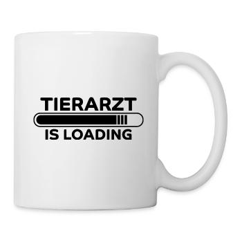 Tierarzt Spruch Beruf Lustiges Tierarzt Geschenk - Tasse - Weiß - Rechts