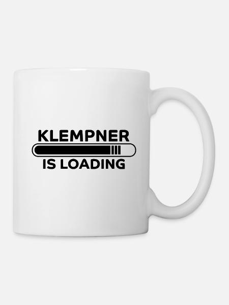 Klempner Spruch Beruf Lustiges Klempner Geschenk - Tasse - Weiß