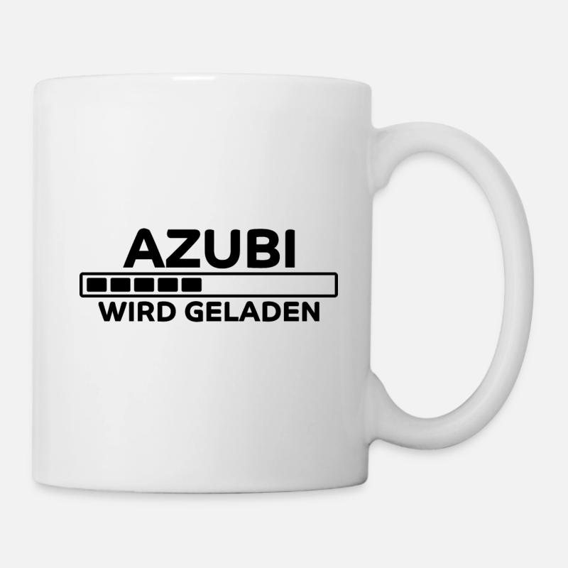 Azubi Spruch Lehrling Job Lustiges Azubi Geschenk - Tasse - Weiß