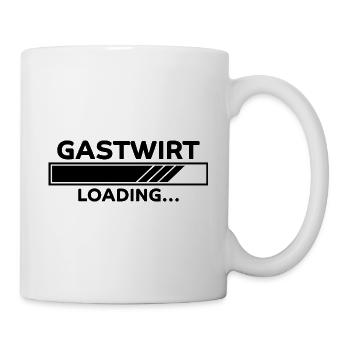 Gastwirt Spruch Kneipe Wirt Fun Gastwirt Geschenk - Tasse - Weiß - Rechts