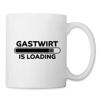 Gastwirt Spruch Kneipe Wirt Fun Gastwirt Geschenk - Tasse - Weiß - Rechts