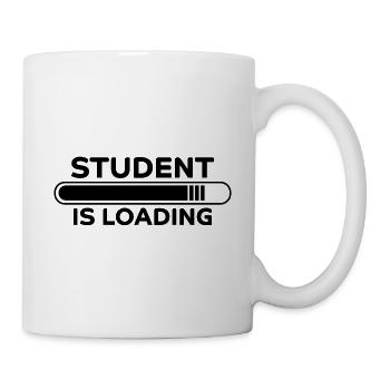 Student Spruch Uni Universität Student Geschenk - Tasse - Weiß - Rechts