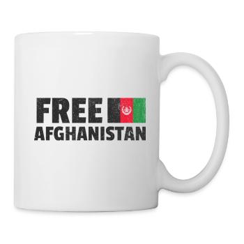 Libérez l’Afghanistan - Mug blanc - blanc - Droite