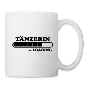 Tänzerin Spruch Tanzen Lustiges Tänzerin Geschenk - Tasse - Weiß - Rechts