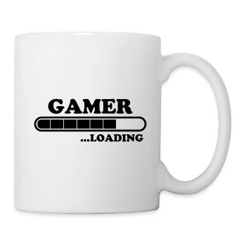 Gamer Spruch Gaming Nerd Lustiges Gamer Geschenk - Tasse - Weiß - Rechts