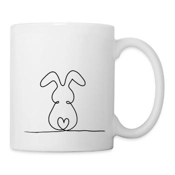 One-Line Bunny - Mug - white - Right