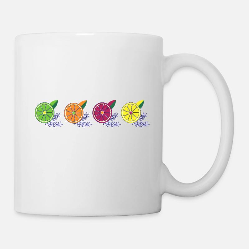 Fresh Citrus Zesty Quartet - Mug - white