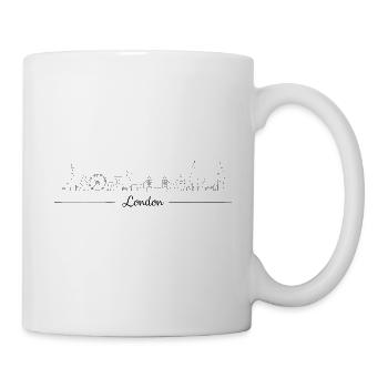 Londres Angleterre capitale Skyline cadeau idée UK - Mug blanc - blanc - Droite