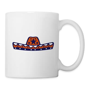 chapeau mexicain 2002 - Mug blanc - blanc - Droite
