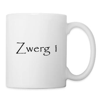 Zwerg Nr. 1 - Tasse - Weiß - Rechts