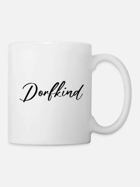 Dorfkind - Tasse - Weiß